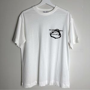 Men’s Zara T-Shirt - Small - White Graphic [New without tags]